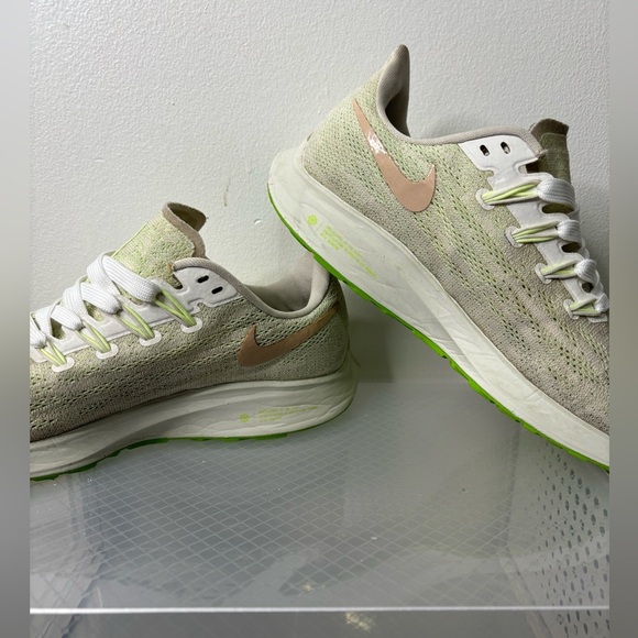 Nike Air Zoom Pegasus 36 “Barely Volt” Women’s Size 9 White / Green / Pink - Picture 9 of 12